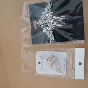 Hair pins and hair comb